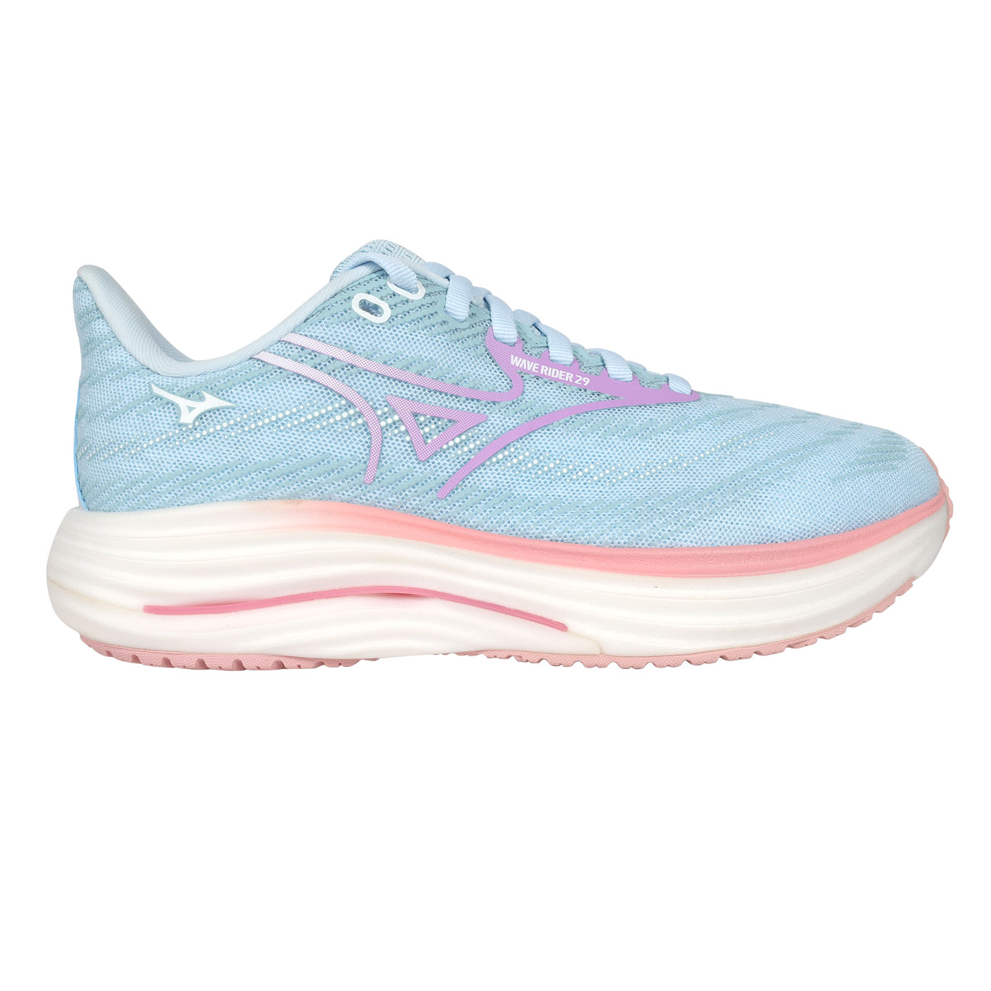 MIZUNO 女款慢跑鞋-4E  @WAVE RIDER 29 SW@ J1GD250625