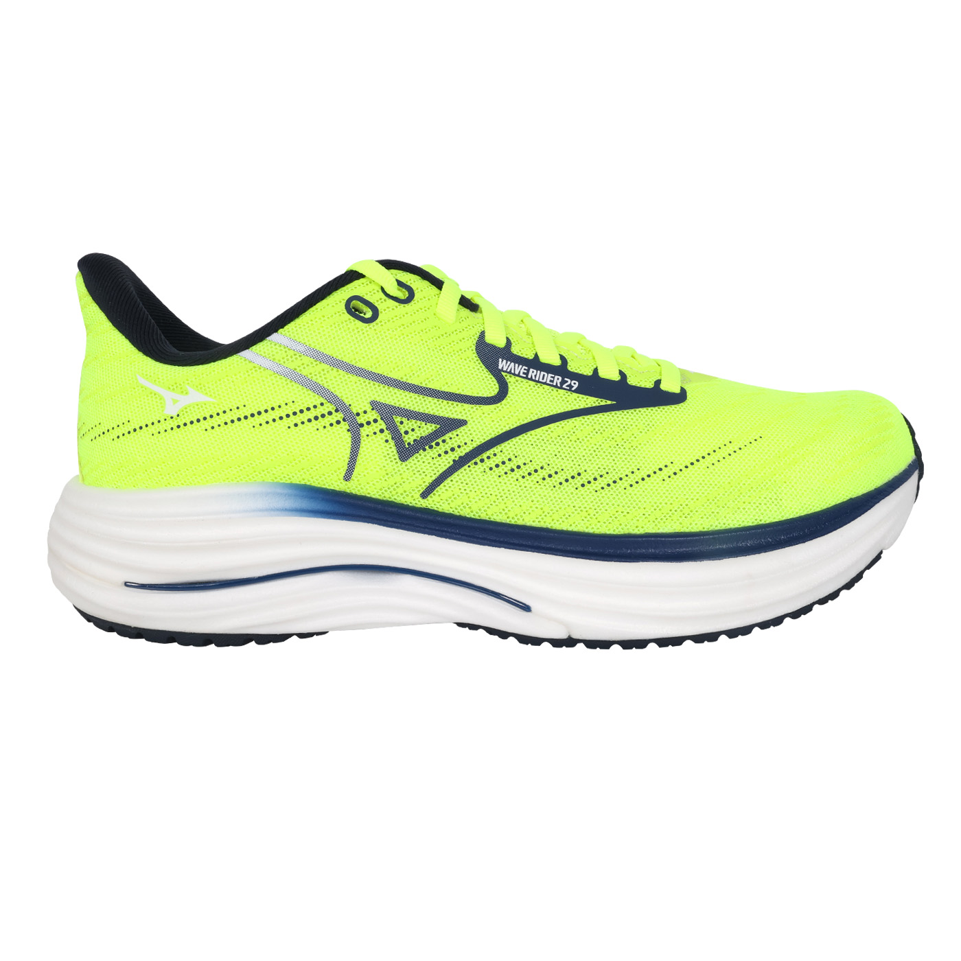 MIZUNO 男款慢跑鞋  @WAVE RIDER 29@ J1GC250351
