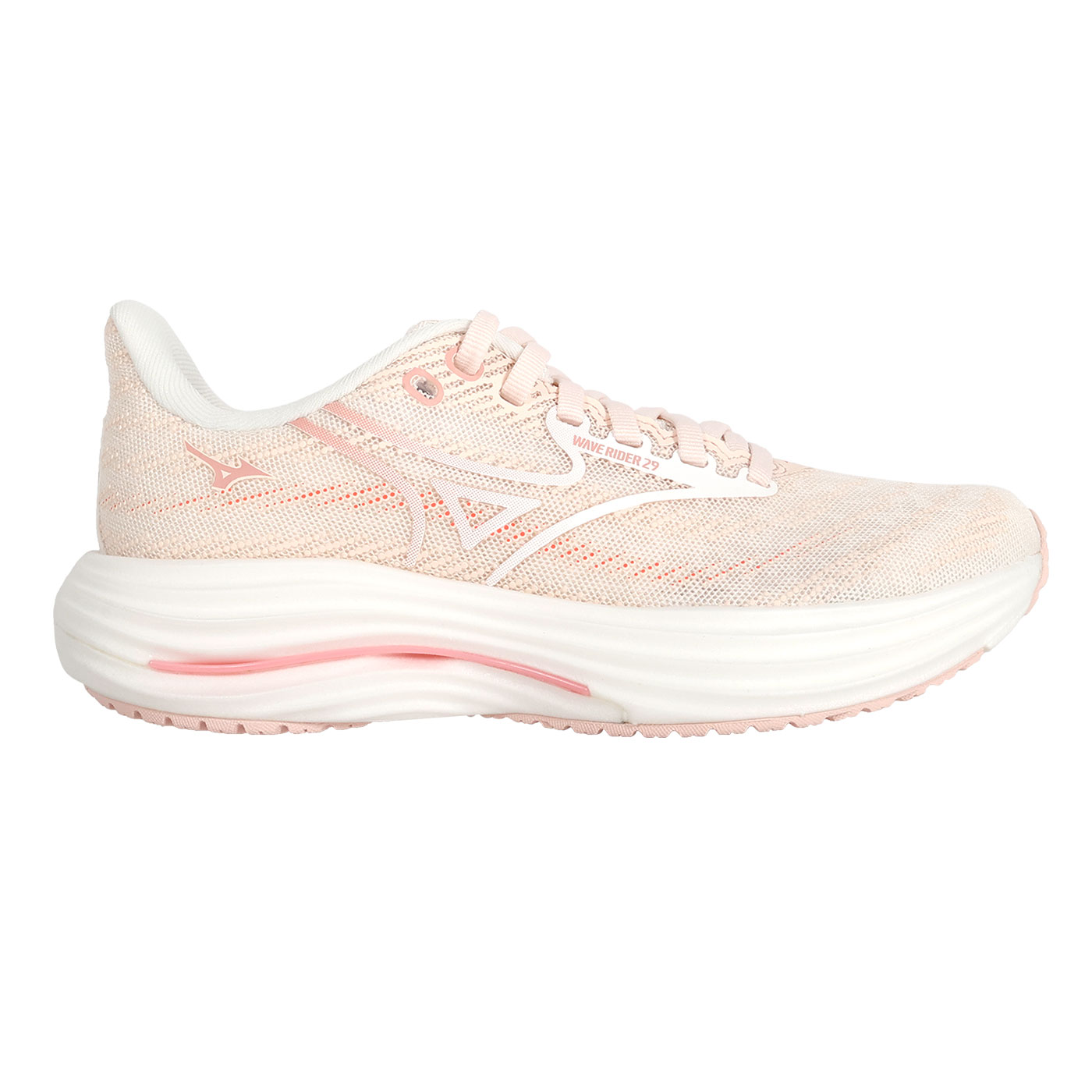 MIZUNO 女款慢跑鞋  @WAVE RIDER 29@ J1GD250373
