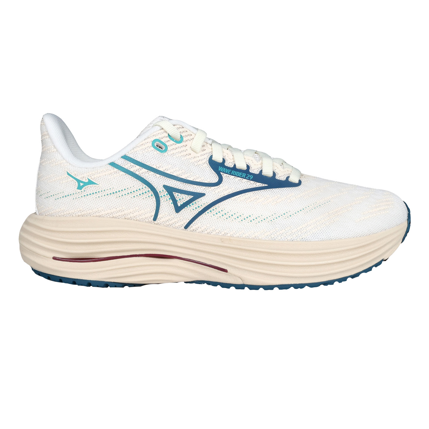 MIZUNO 男女款慢跑鞋  @WAVE RIDER 29@ J1GC250582