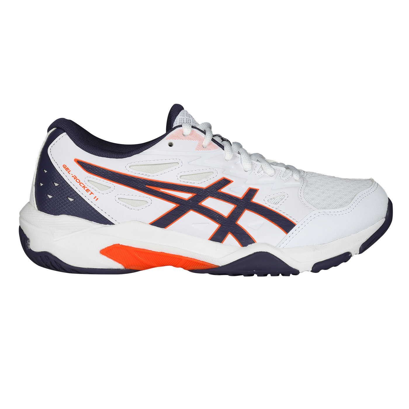 ASICS 男女款排球鞋-2E  @GEL-ROCKET 11 (2E)@ 1073A077-101