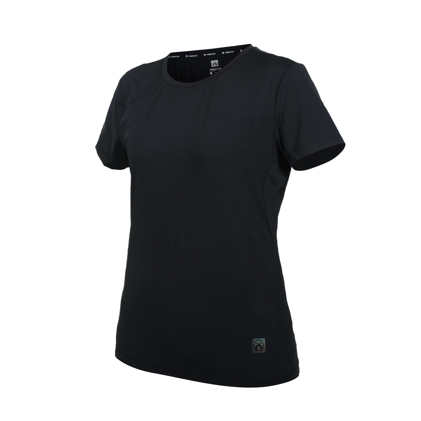 FIRESTAR 女款彈性機能圓領短袖T恤 DL161-10