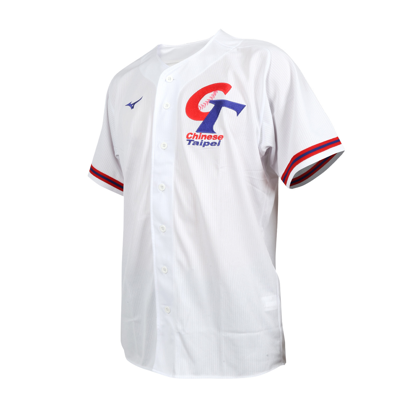 MIZUNO 男款CT短袖開扣球衣  12TCDM0101