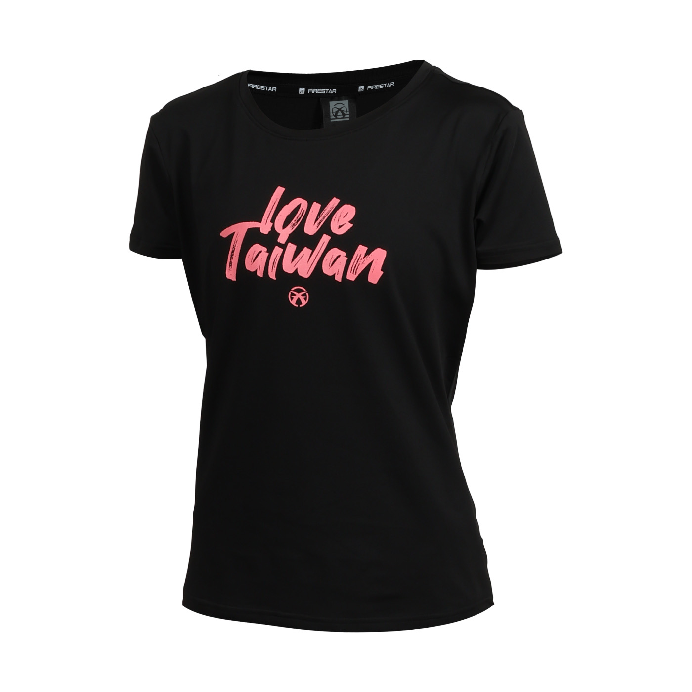 FIRESTAR 女款彈性印花短袖T恤  DL666-10