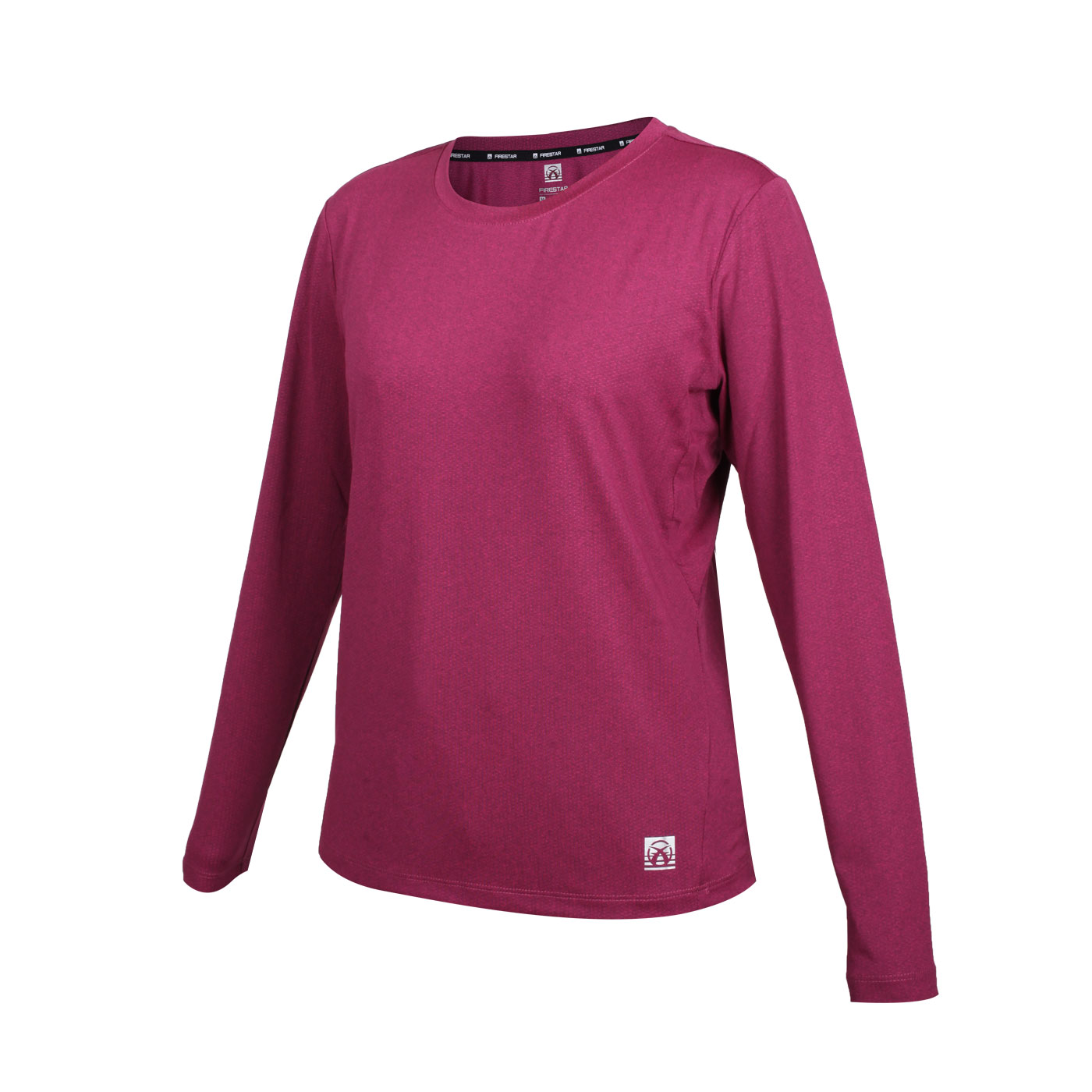 FIRESTAR 女彈性圓領長袖T恤 DL008-47