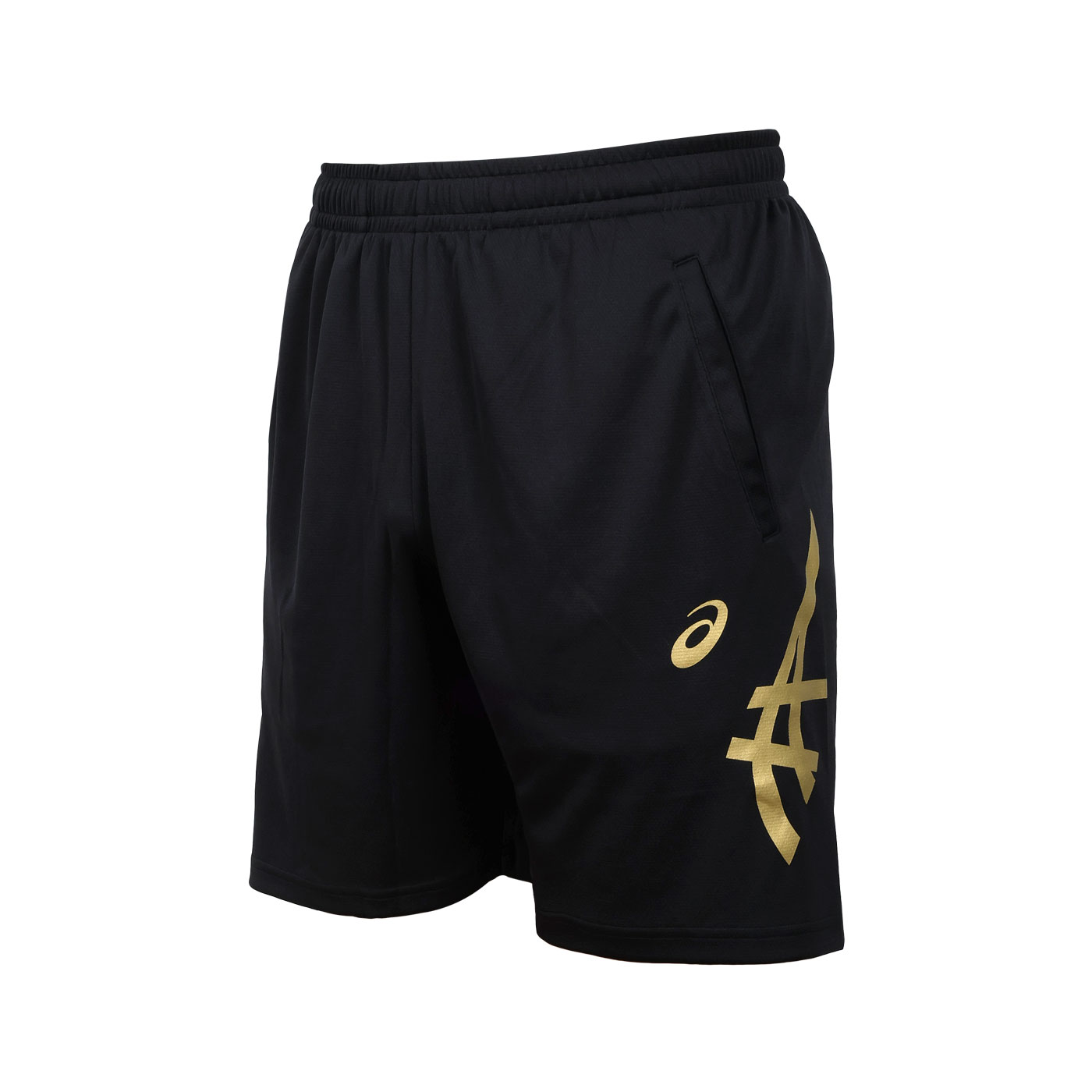 ASICS 男款長版排球短褲  2053A139-007