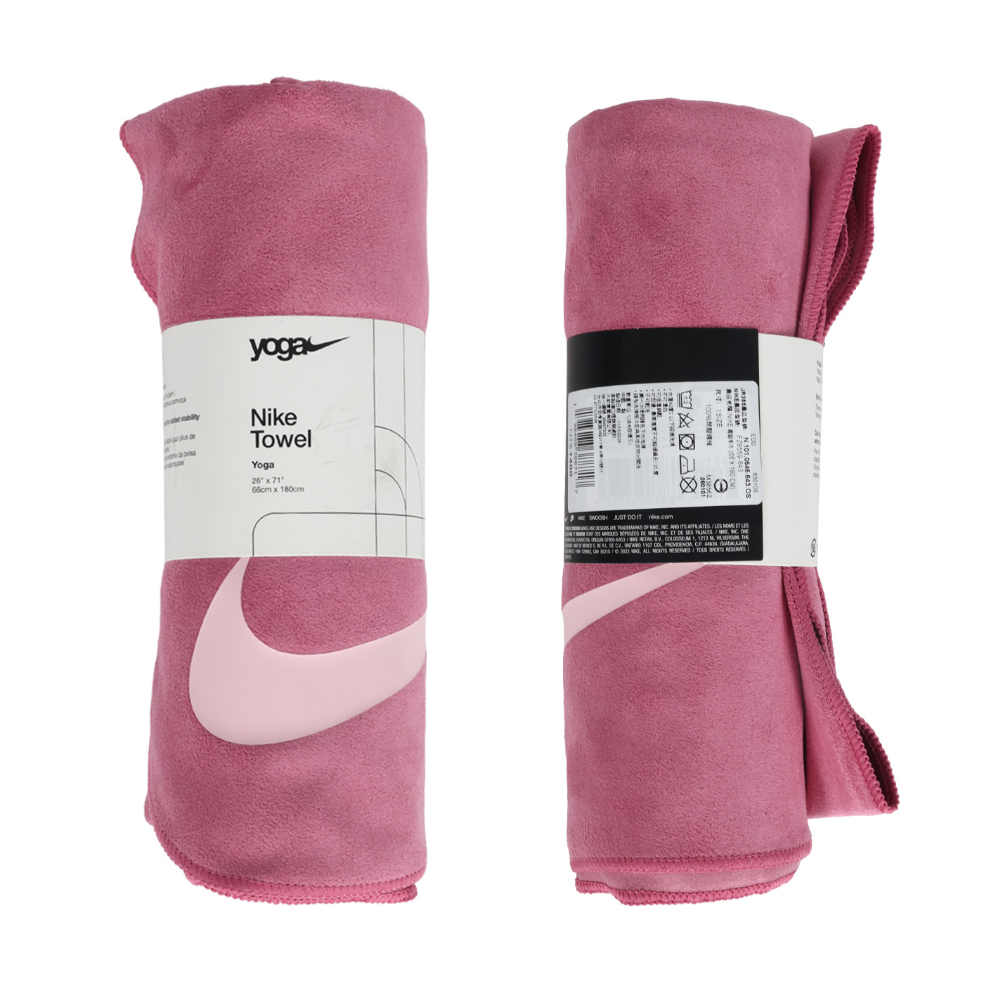 NIKE 瑜珈毛巾(66×180CM)  N1010546643OS