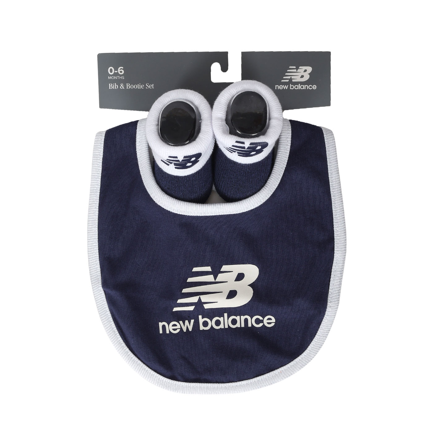 NEW BALANCE 嬰兒圍兜學步襪組  LAKB0105NNY