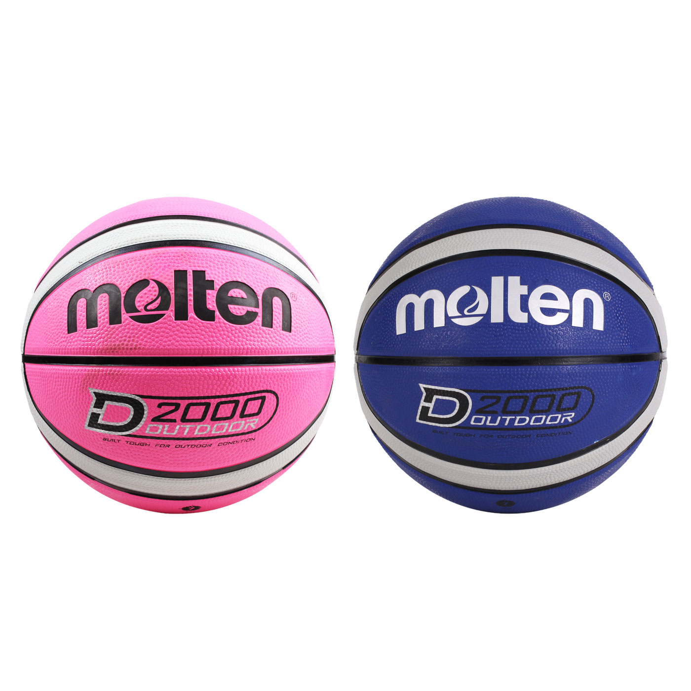 Molten 12片橡膠深溝籃球 B7D2005-BH