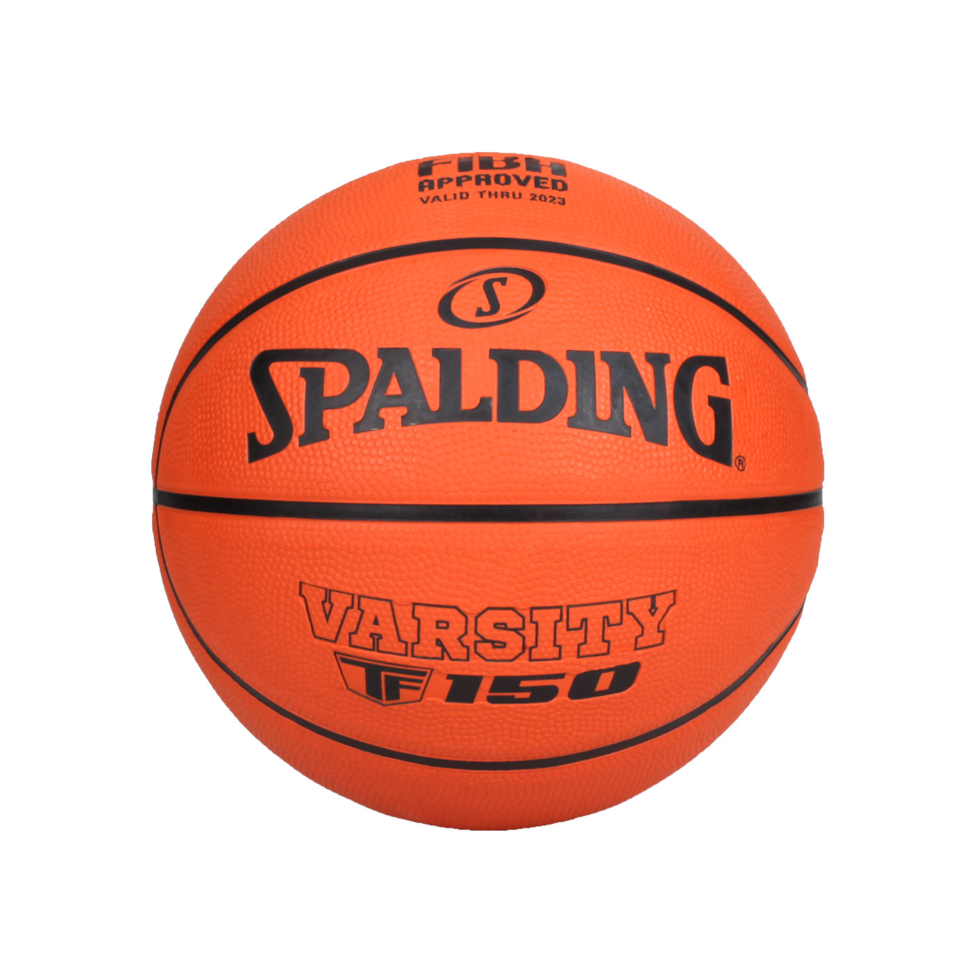 SPALDING TF-150 FIBA #5橡膠膠藍球#40703 SPA84423