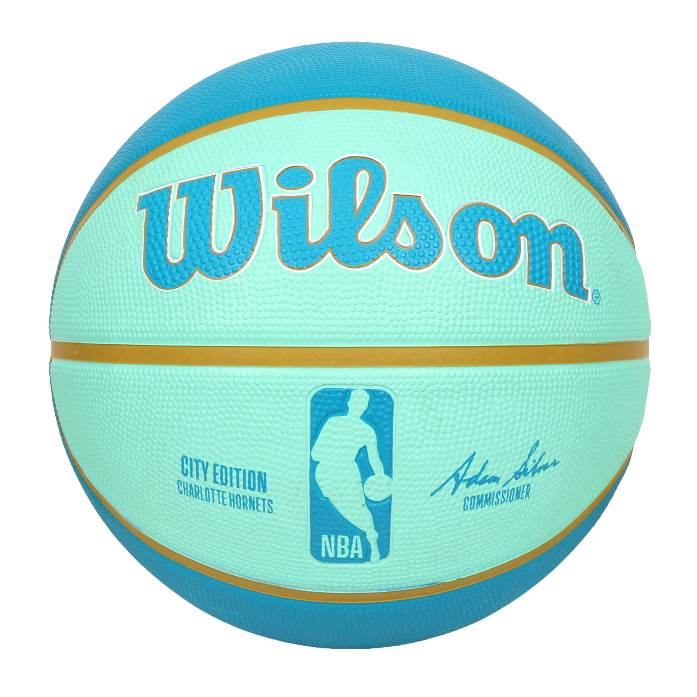 WILSON NBA城市系列-黃蜂-橡膠籃球#7  WZ4024204XB7