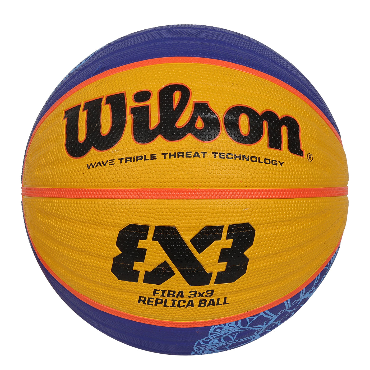 WILSON FIBA 3X3 指定用球 PARIS橡膠籃球 #6  WZ3015001XB6F