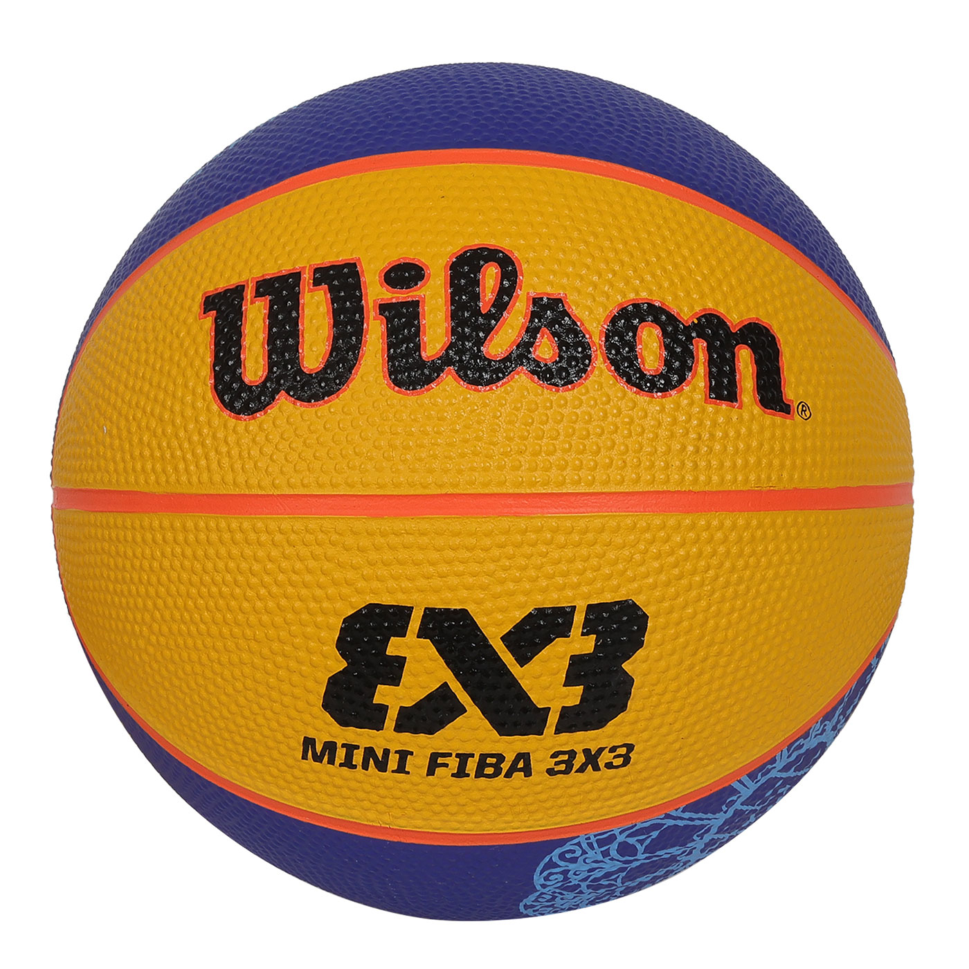 WILSON FIBA 3X3 指定用球 PARIS橡膠籃球 #3  WZ3015101XB3