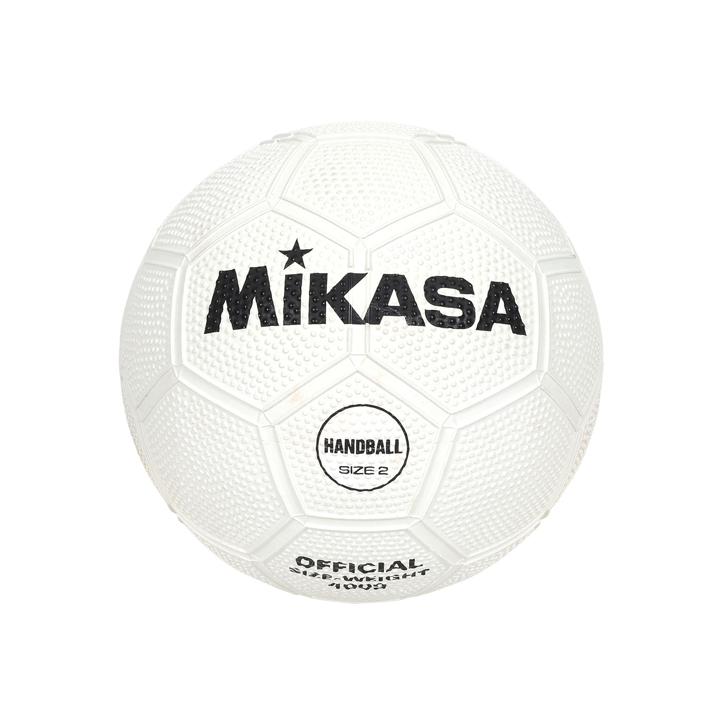 MIKASA 橡膠製手球#2  MK4009-W