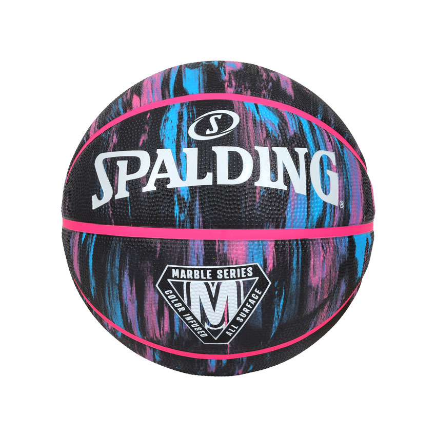 SPALDING 大理石系列-#7橡膠籃球#40647  SPA84400