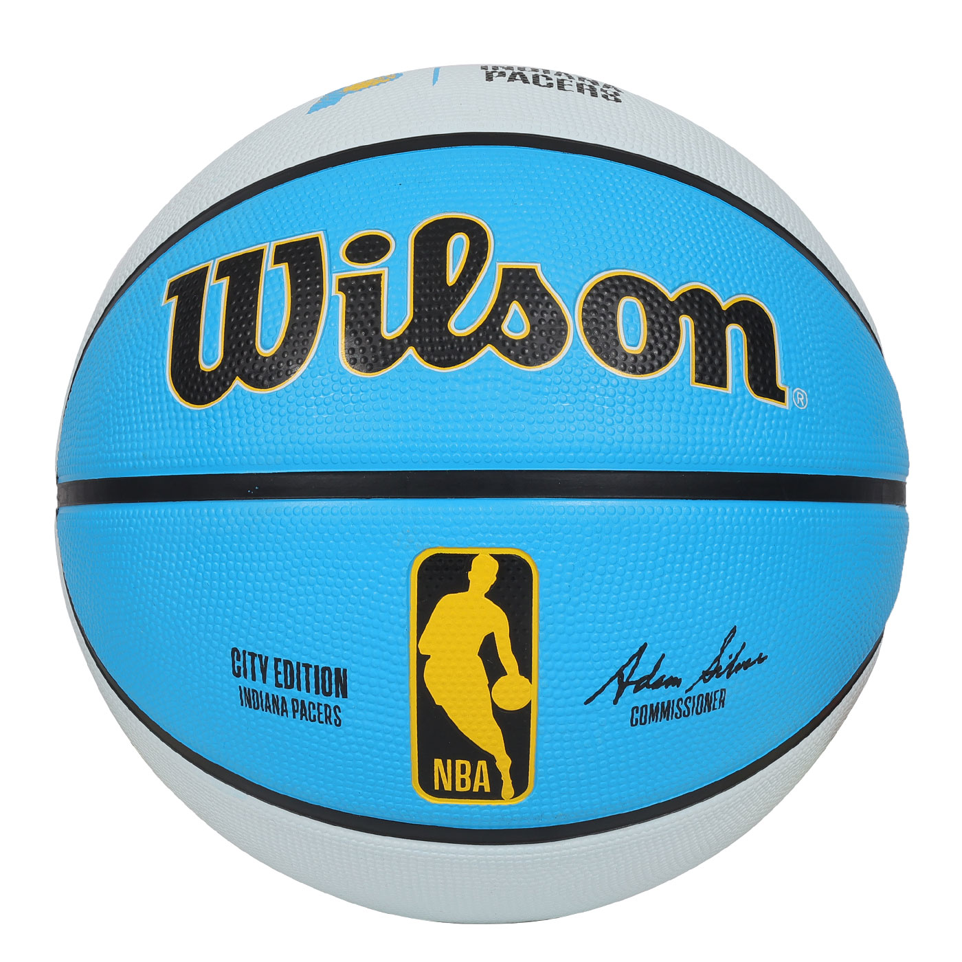 WILSON NBA城市系列24-25 溜馬-橡膠籃球 #7  WZ4033912XB7
