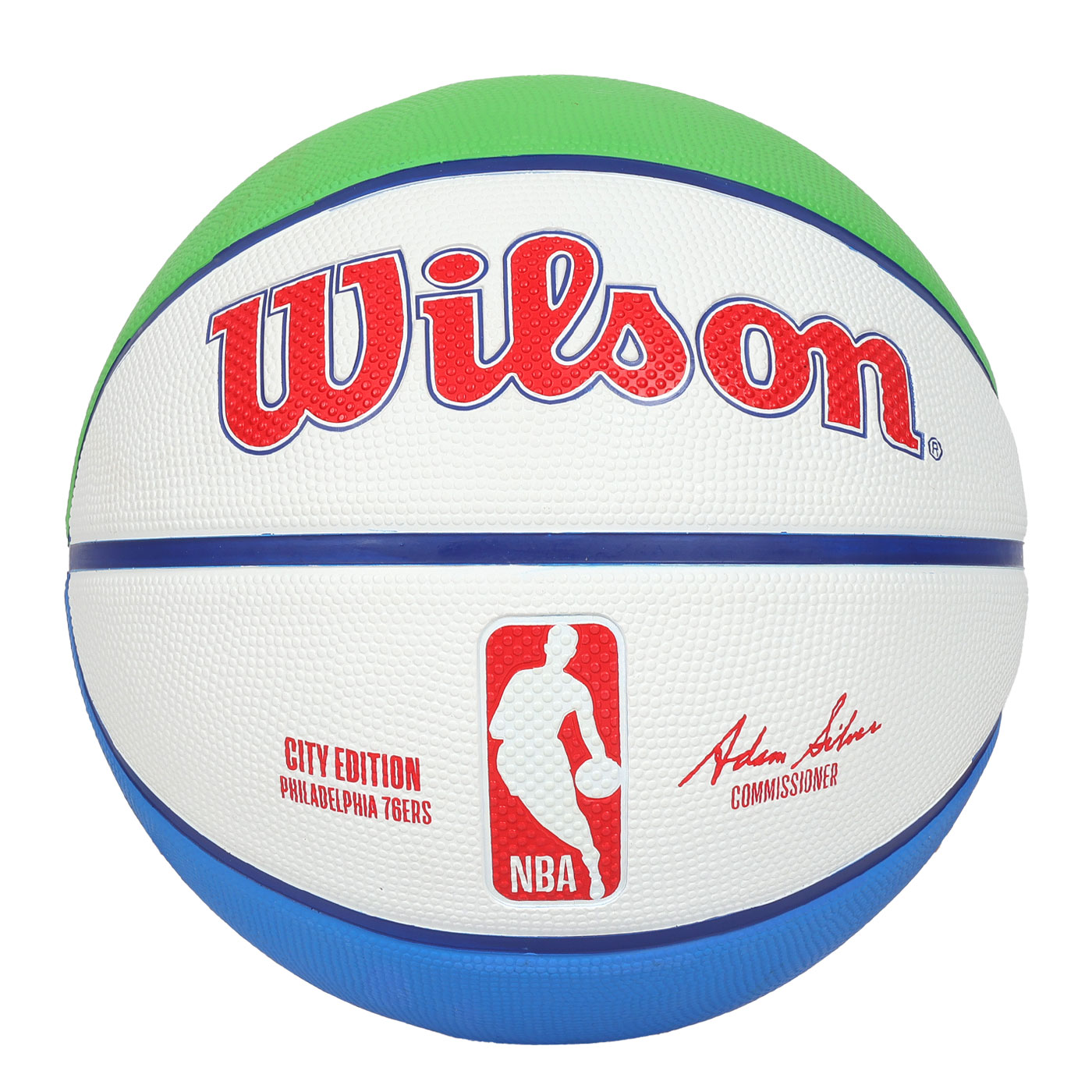WILSON NBA城市系列24-25 76人-橡膠籃球 #7  WZ4033923XB7