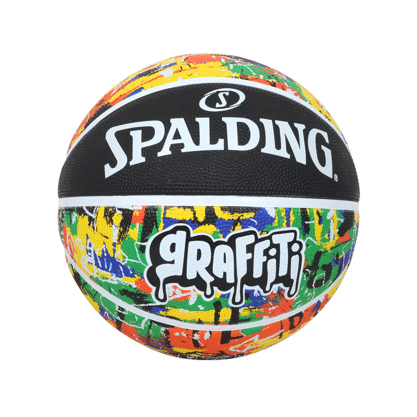 SPALDING 塗鴉系列#7橡膠籃球#40590  SPA84372