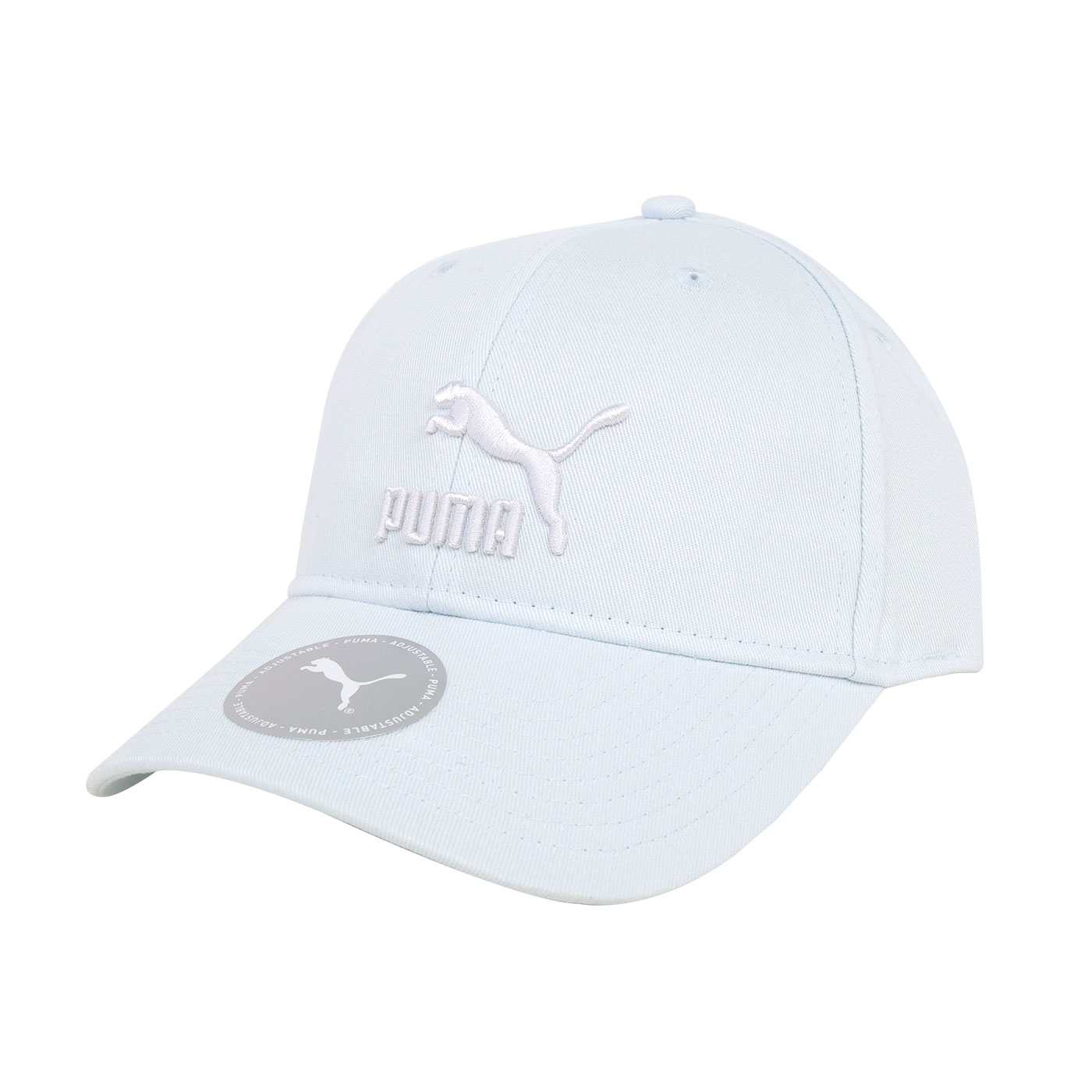 PUMA 流行系列棒球帽  02255429 - 淺水藍白