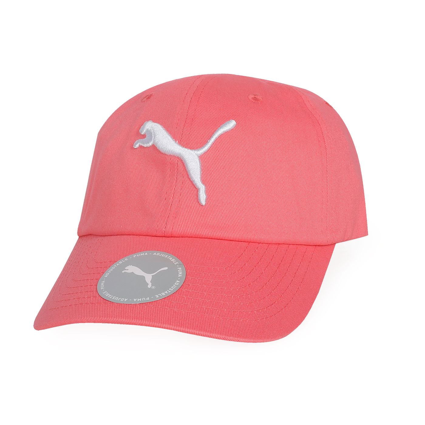 PUMA 基本系列跳豹棒球帽  02458712 - 亮粉紅白
