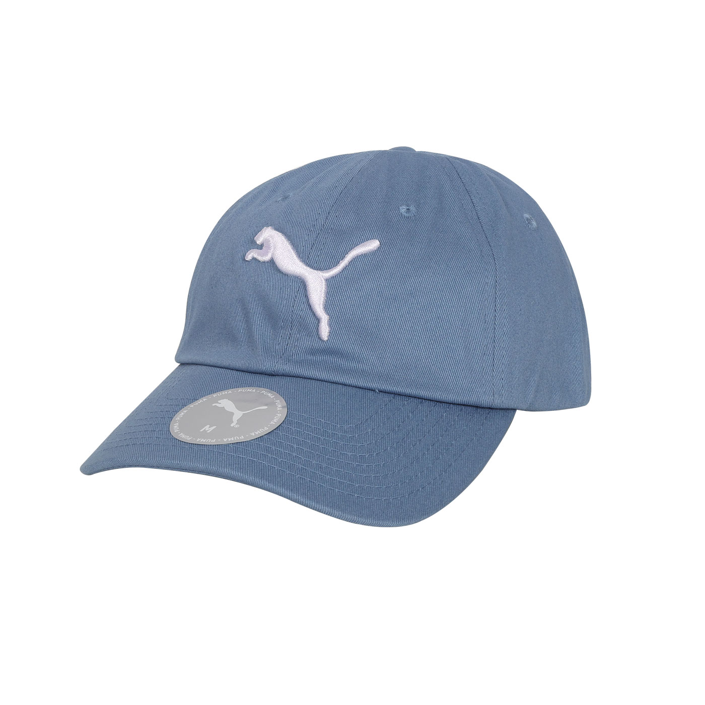 PUMA 基本系列跳豹棒球帽  02599810 - 牛仔藍白