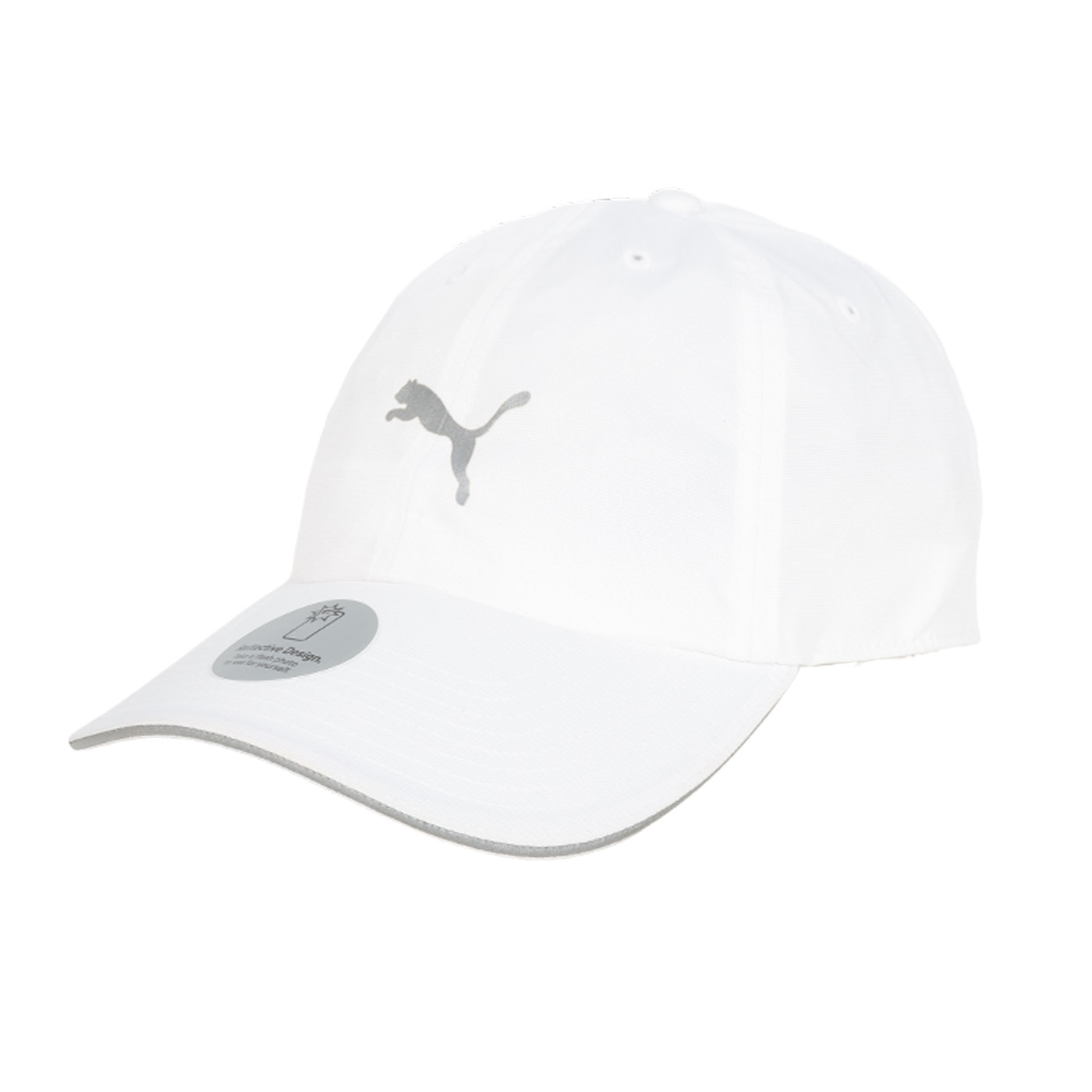 PUMA 慢跑系列棒球帽  02616902 - 白銀