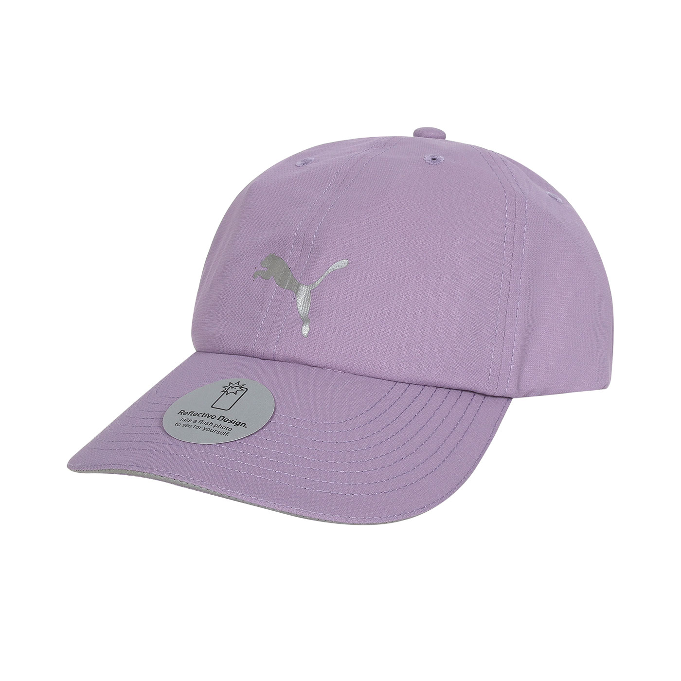 PUMA 慢跑系列棒球帽  05291163 - 藕紫銀