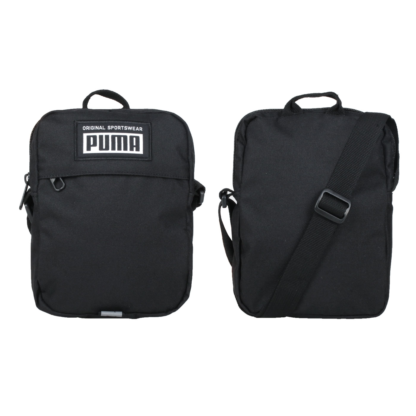 PUMA Academy側背小包 07913501 - 黑白
