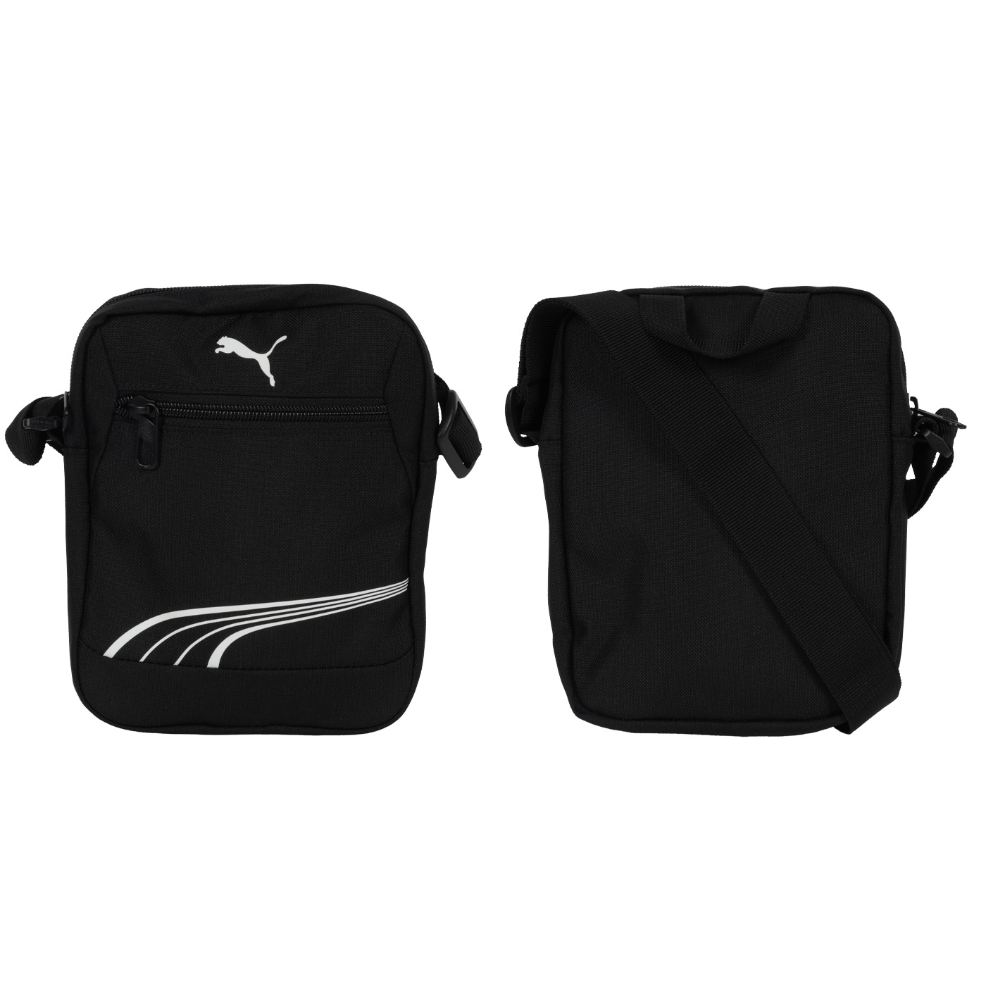 PUMA FUNDAMENTAL側背小包  09180301 - 黑白