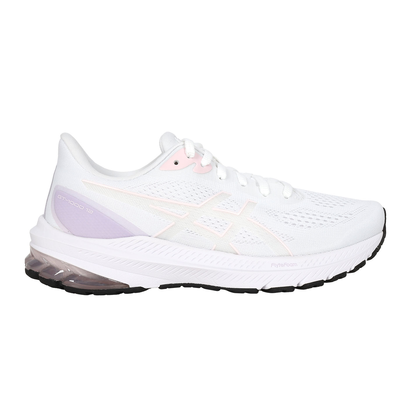 ASICS 女款慢跑鞋  @GT-1000 12@ 1012B450-101 - 白粉紫