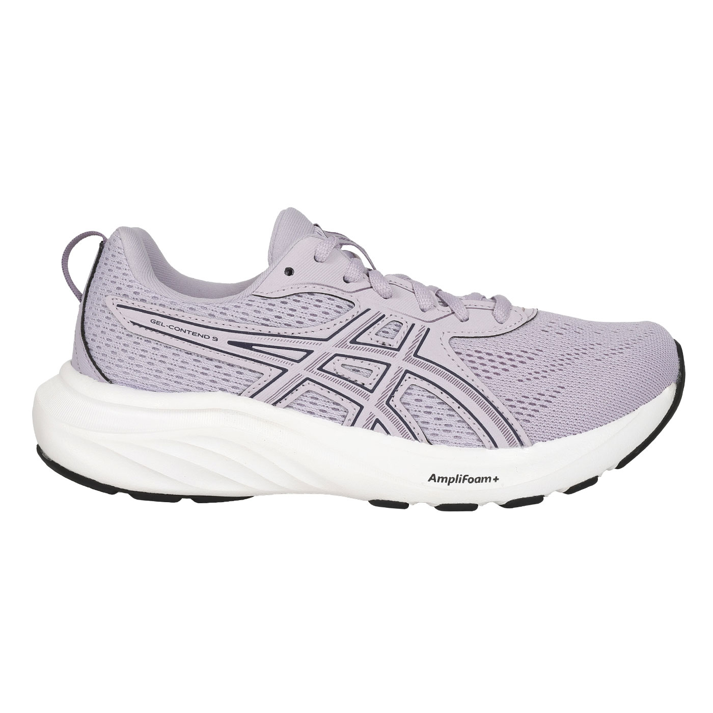 ASICS 女款慢跑鞋-WIDE  @GEL-CONTEND 9@ 1012B678-502 - 藕紫黑