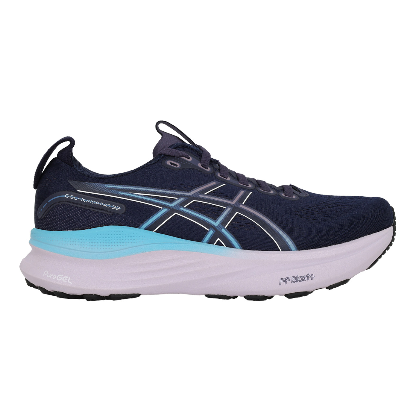 ASICS 女款支撐慢跑鞋  @GEL-KAYANO 32@ 1012B838-400 - 丈青藍紫