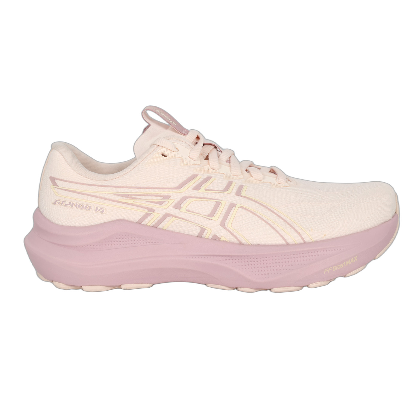 ASICS 女款支撐慢跑鞋-WIDE  @GT-2000 14@ 1012B842-700 - 淺粉藕紫黃