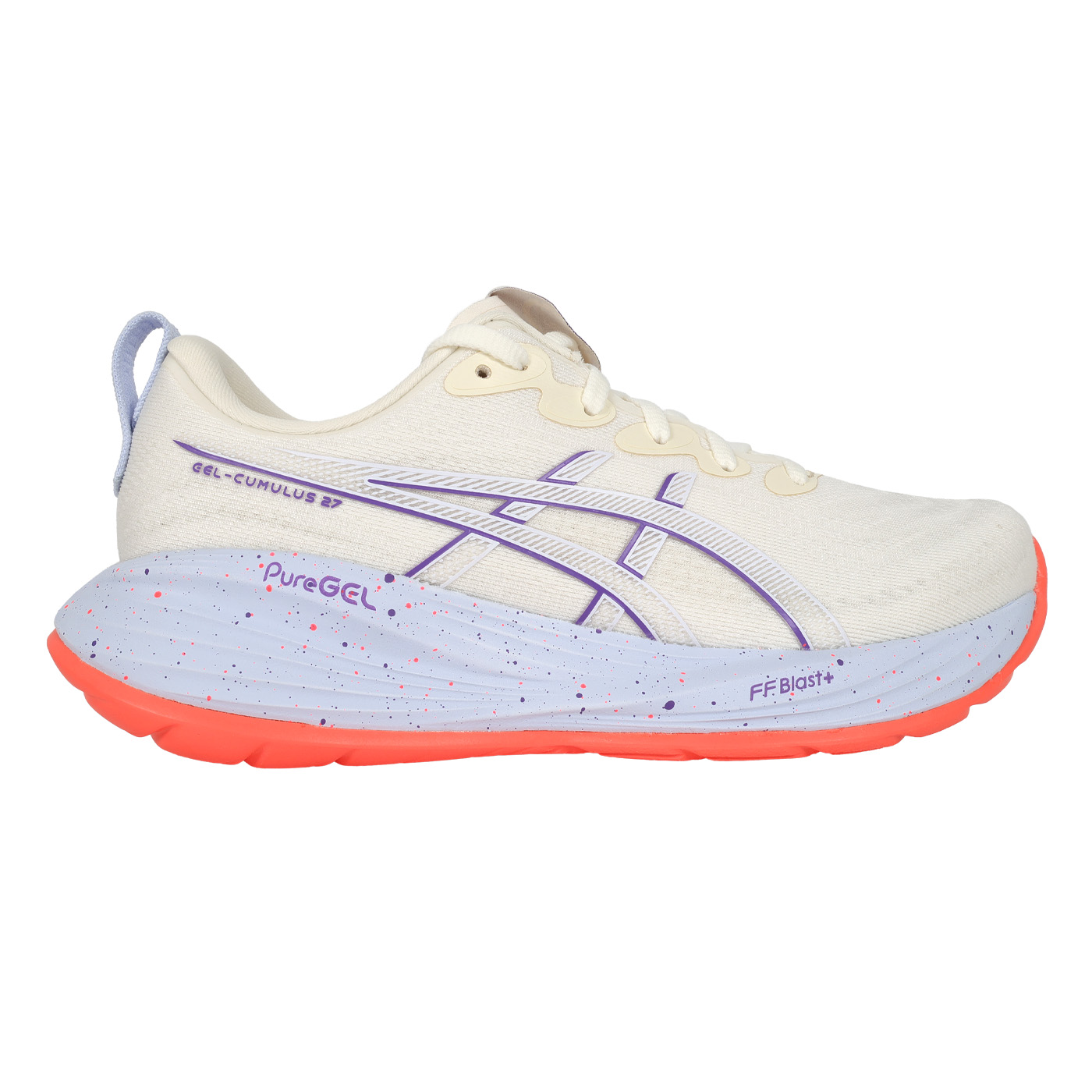 ASICS 特定-女款東京系列緩衝慢跑鞋  @GEL-CUMULUS 27 TOKYO@ 1012B955-500 - 米白紫粉