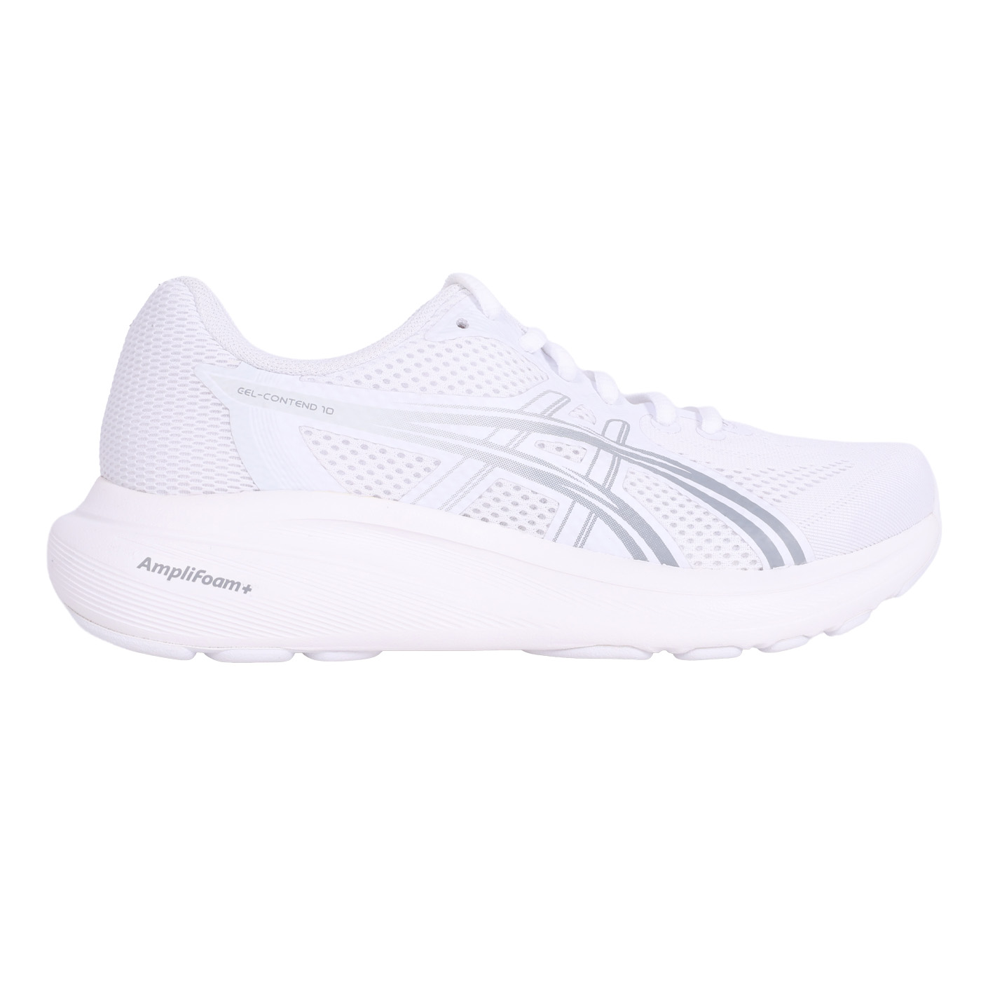 ASICS 女款慢跑鞋  @GEL-CONTEND 10@ 1012C013-100 - 白灰