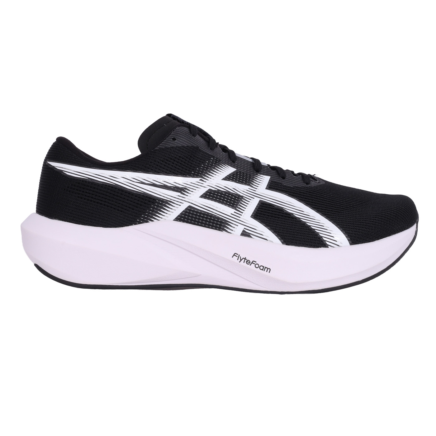 ASICS 男款競速跑鞋-2E  @HYPER SPEED 6@ 1013A238-001 - 黑白銀