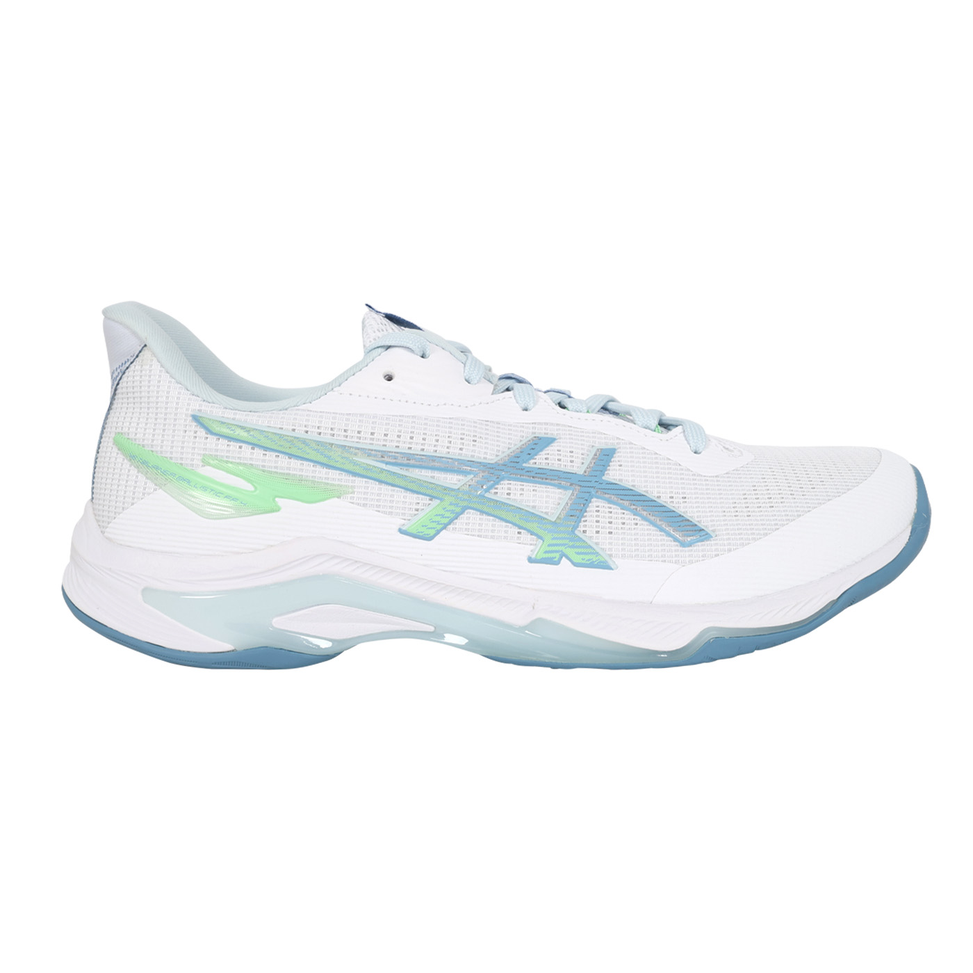 ASICS 特定-男款排球鞋  @NETBURNER BALLISTIC FF  4@ 1053A070-102 - 白淺藍綠