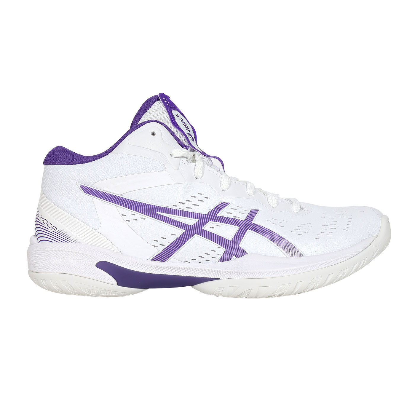 ASICS 特定-男款籃球鞋  @GELHOOP V16@ 1063A078-102 - 白紫
