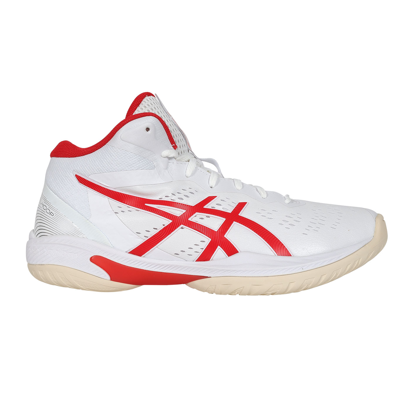 ASICS 男款籃球鞋  @GELHOOP V16@ 1063A090-100 - 白紅