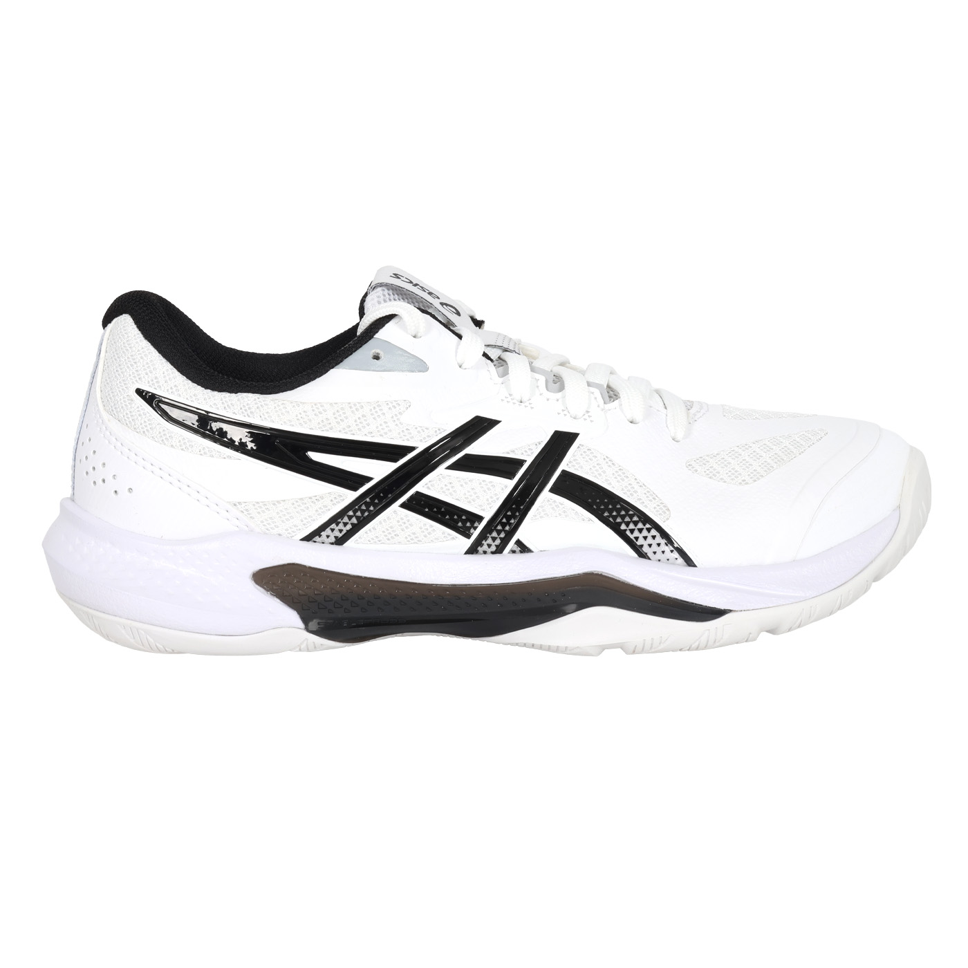 ASICS 男款排球鞋-2E  @GEL-TACTIC 13@ 1073A078-100 - 白黑