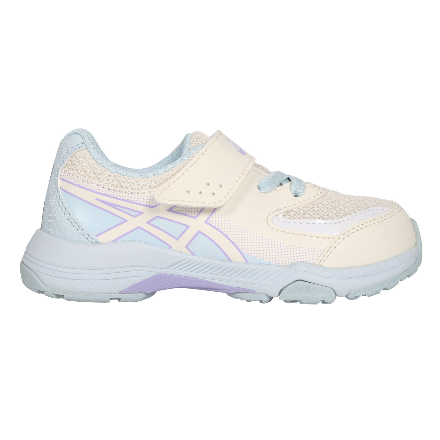 ASICS 中童運動鞋  @LAZERBEAM KG-MG@ 1154A213-100 - 米白水藍紫