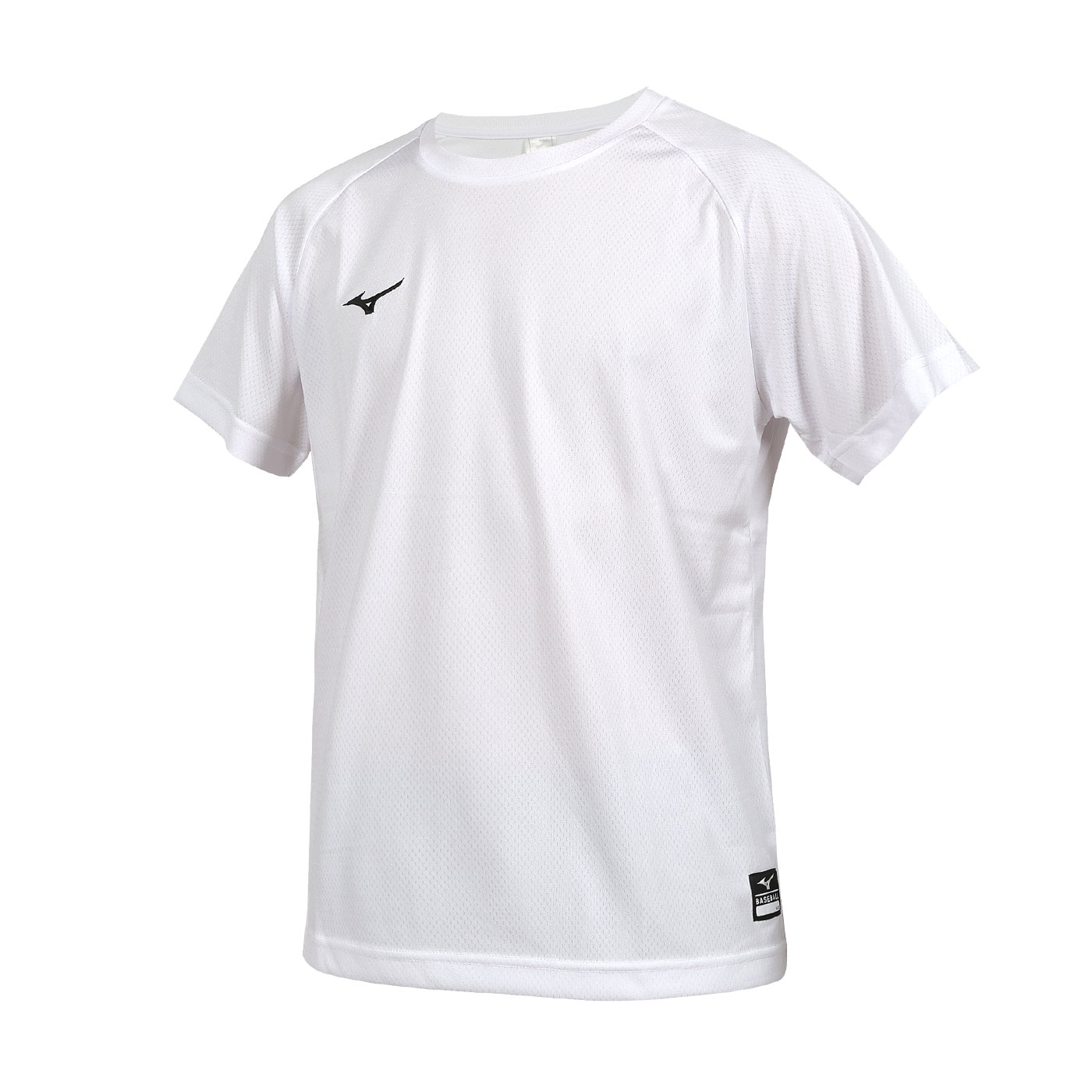 MIZUNO 男款短袖T恤  12TCBL1101 - 白黑