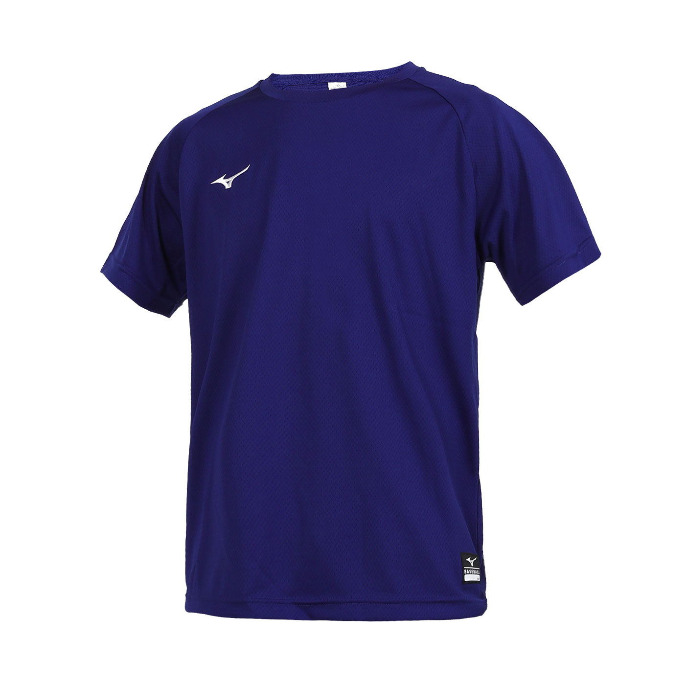MIZUNO 男款短袖T恤  12TCBL1116 - 藍白