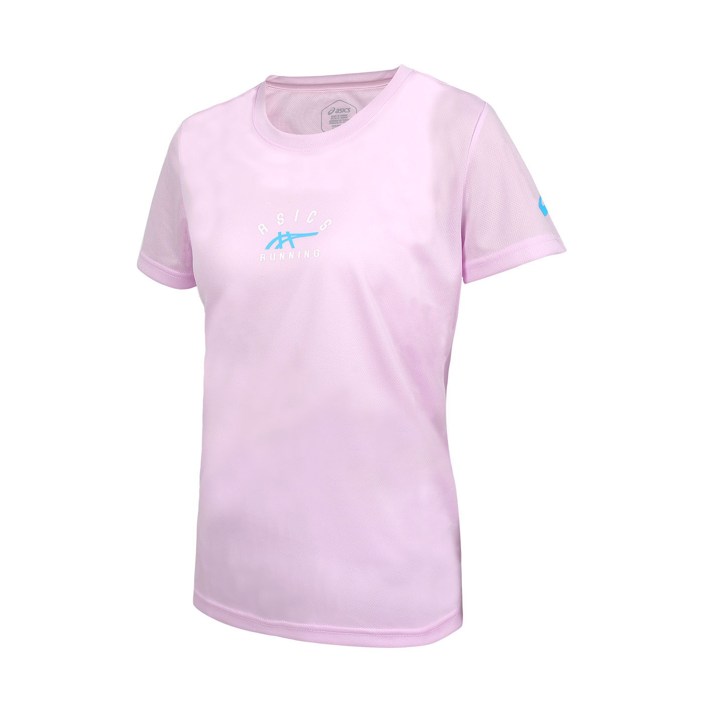 ASICS 女款短袖T恤  2012D104-500 - 粉紅白藍