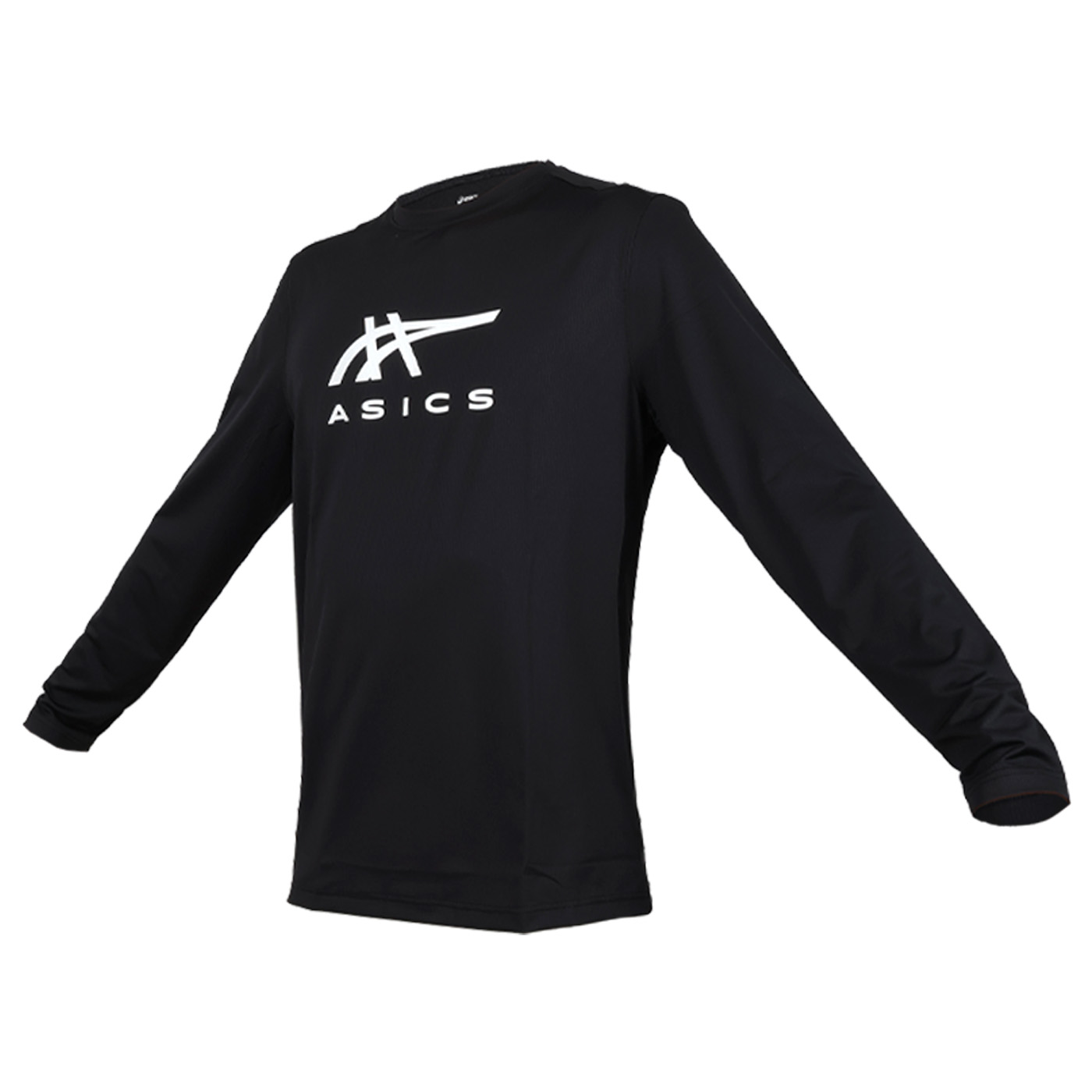 ASICS 男款長袖T恤  2031F443-001 - 黑白
