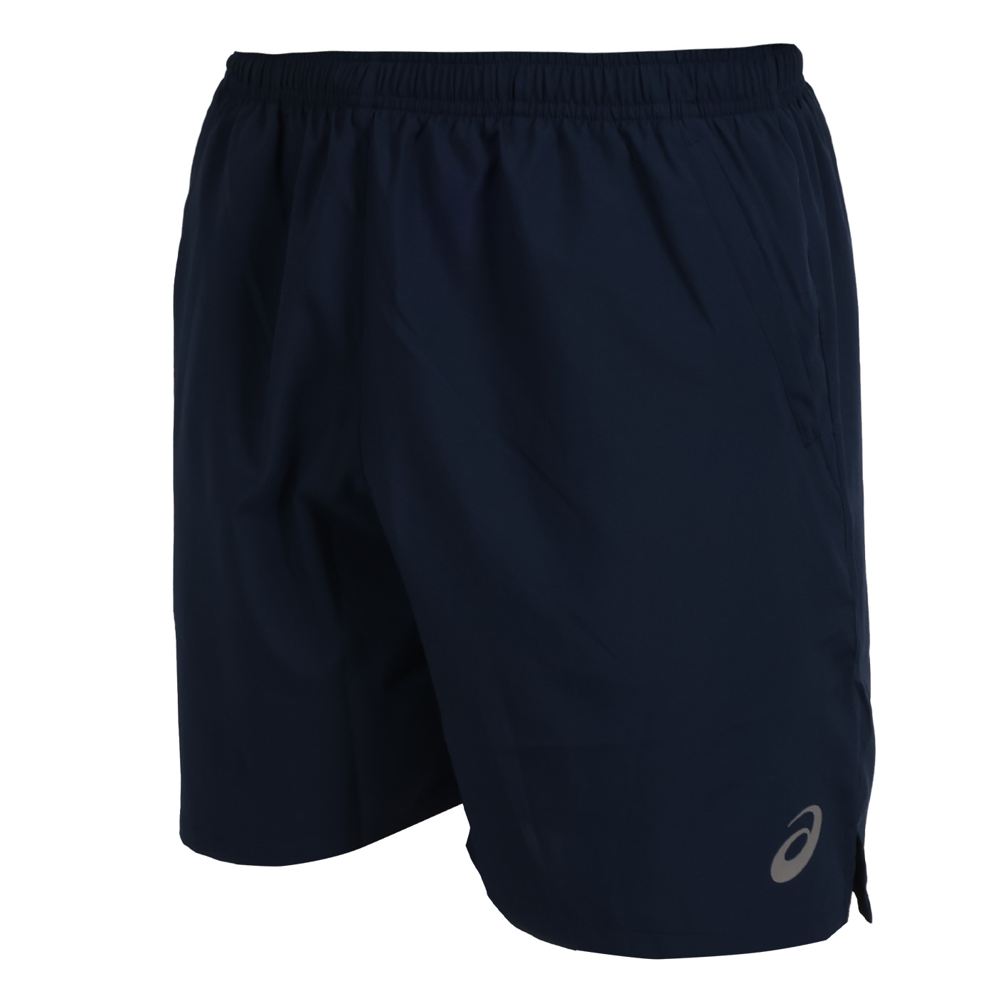 ASICS 男款7吋平織短褲  2033B964-401 - 丈青灰