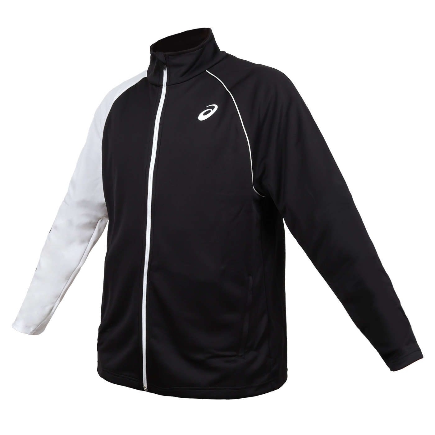 ASICS 男款針織外套  2033C058-001 - 黑白