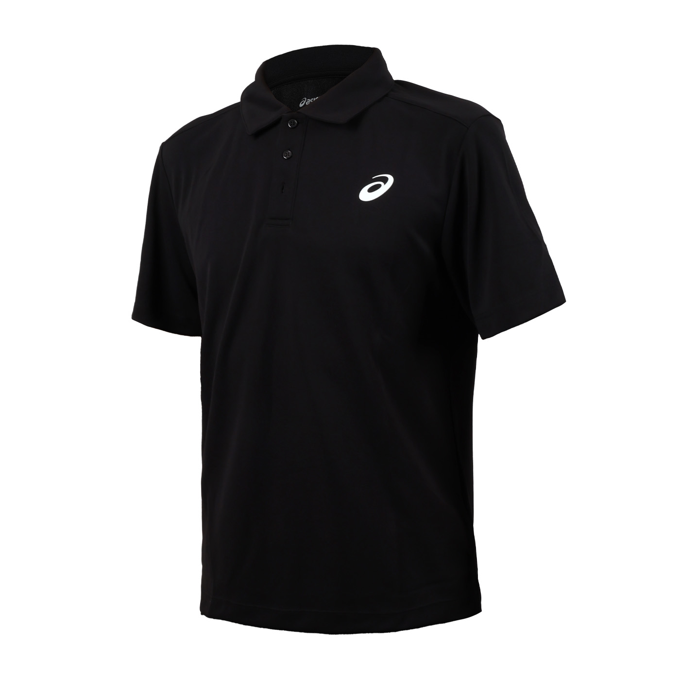 ASICS 吸濕快乾短袖POLO衫  2033C182-001 - 黑白