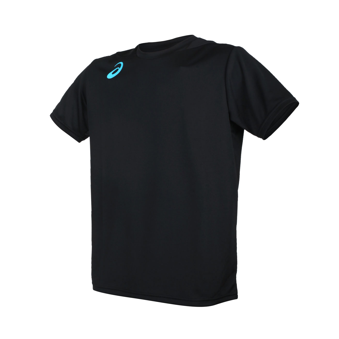 ASICS 男款短袖T恤 2051A308-002 - 黑水藍