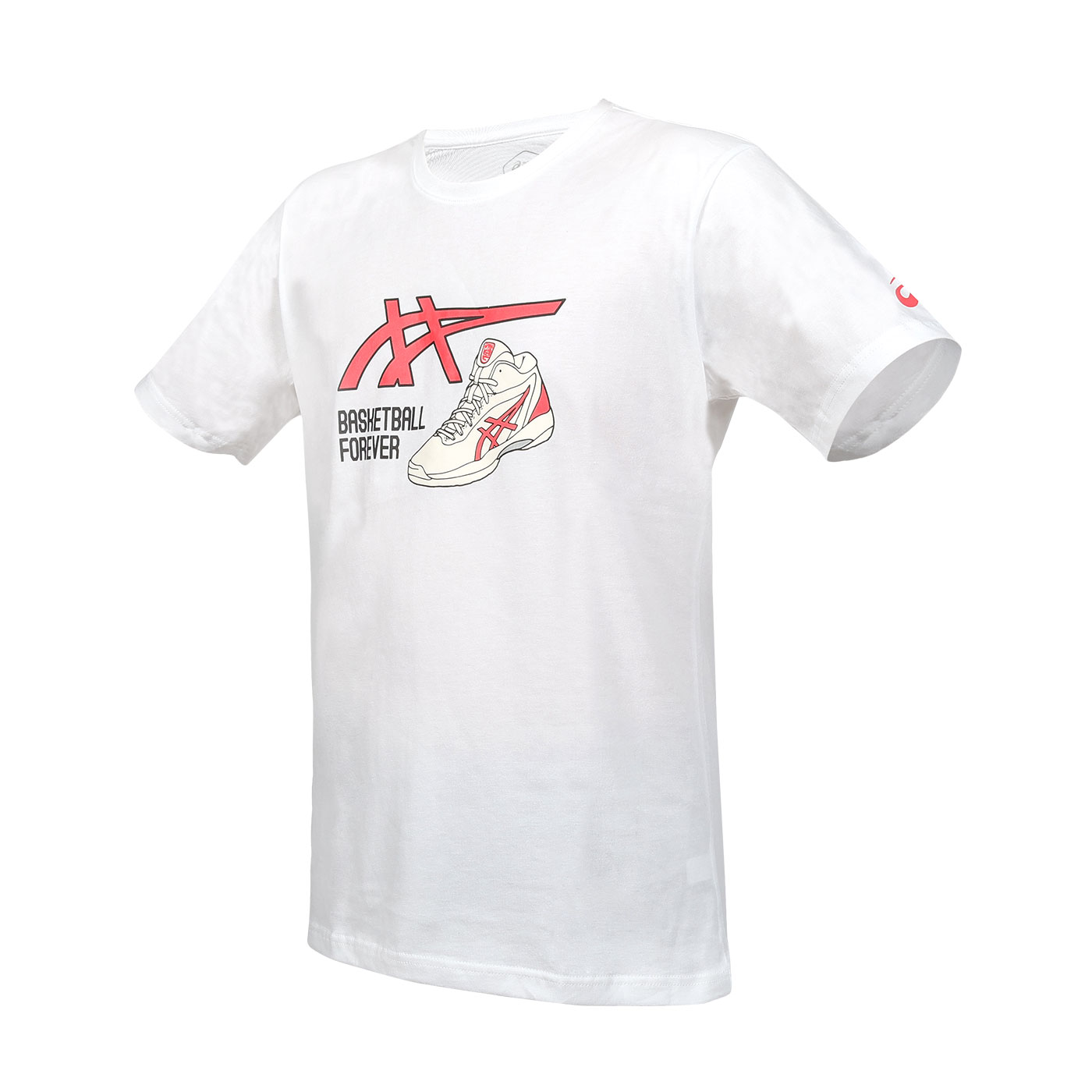 ASICS 運動短袖T恤  2063A398-100 - 白紅黑